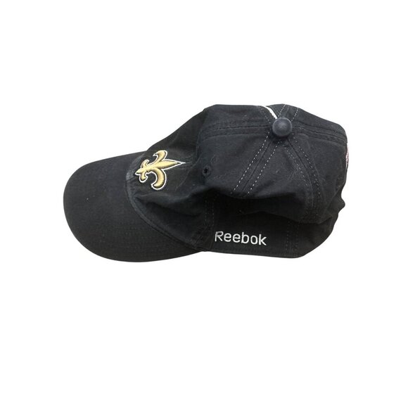 New Orleans Saints NFL Onfield Reebok Cap Black Adjustable - Picture 2 of 5